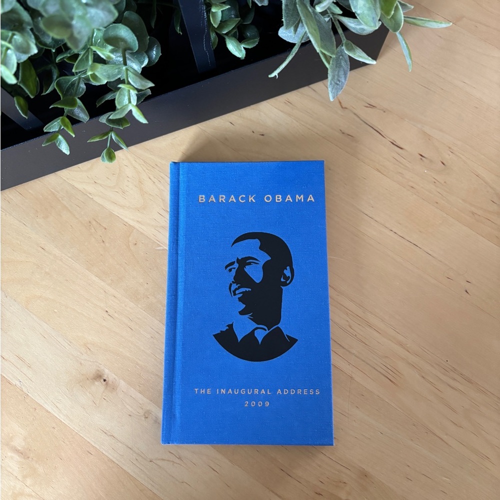 BARACK OBAMA ‘The Inaugural Address, 2009’ Hardcover Book